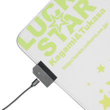 Load image into Gallery viewer, Lucky Star Kagami Hiiragi, Tsukasa Hiiragi RGB LED Mouse Pad (Desk Mat)