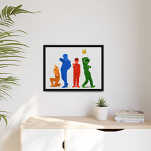 Load image into Gallery viewer, Mob Psycho 100 Arataka Reigen, Shigeo Kageyama, Ritsu Kageyama, Teruki Hanazawa Canvas Framed Art Print
