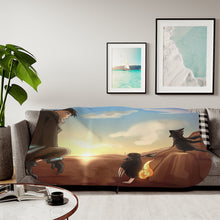 Load image into Gallery viewer, Fire Force Shinra Kusakabe Sherpa Blanket