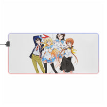 Load image into Gallery viewer, Nisekoi Chitoge Kirisaki, Kosaki Onodera, Seishirou Tsugumi, Marika Tachibana RGB LED Mouse Pad (Desk Mat)