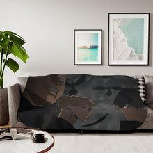 Load image into Gallery viewer, Karasuno´s Crows (Haikyu) Sherpa Blanket