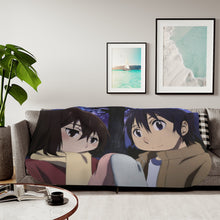Load image into Gallery viewer, Anime ERASED Sherpa Blanket
