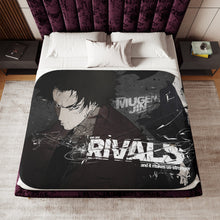 Load image into Gallery viewer, Anime Samurai Champloor Sherpa Blanket