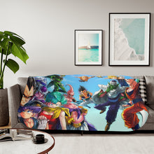 Load image into Gallery viewer, Anime Dragon Ball Z Sherpa Blanket