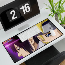 Load image into Gallery viewer, Naruto and Sasuke Mouse Pad (Desk Mat)