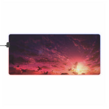 Load image into Gallery viewer, Anime Sunset RGB LED Mouse Pad (Desk Mat)