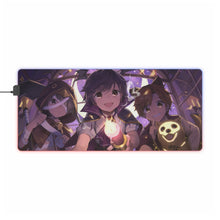 Load image into Gallery viewer, Trick or Treat? RGB LED Mouse Pad (Desk Mat)