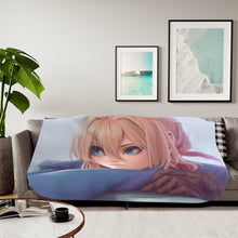 Load image into Gallery viewer, Violet Evergarden Sherpa Blanket