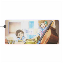 Load image into Gallery viewer, Sound! Euphonium Hazuki Katou, Sapphire Kawashima RGB LED Mouse Pad (Desk Mat)