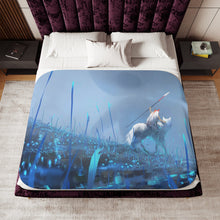 Load image into Gallery viewer, Princess Mononoke Sherpa Blanket