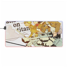 Load image into Gallery viewer, Anime Attack On Titan RGB LED Mouse Pad (Desk Mat)