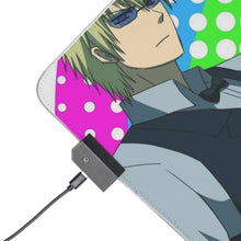 Load image into Gallery viewer, Durarara!! Izaya Orihara, Shizuo Heiwajima, Shinra Kishitani RGB LED Mouse Pad (Desk Mat)