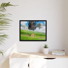 Load image into Gallery viewer, Howl's Moving Castle Canvas Framed Art Print
