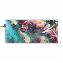Load image into Gallery viewer, Colossal Titan Vs Eren Yeager RGB LED Mouse Pad (Desk Mat)