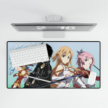 Load image into Gallery viewer, Silica,Kirito,Asuna and Lisbeth Mouse Pad (Desk Mat)