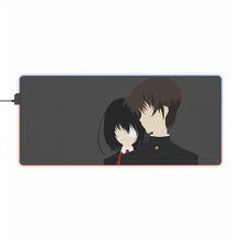 Load image into Gallery viewer, Another Mei Misaki, Kouichi Sakakibara RGB LED Mouse Pad (Desk Mat)