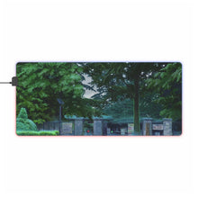 Load image into Gallery viewer, The Garden Of Words RGB LED Mouse Pad (Desk Mat)