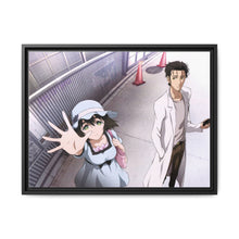 Load image into Gallery viewer, Mayuri and Okabe Canvas Framed Art Print