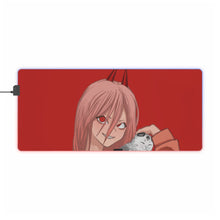 Load image into Gallery viewer, Chainsaw Man RGB LED Mouse Pad (Desk Mat)