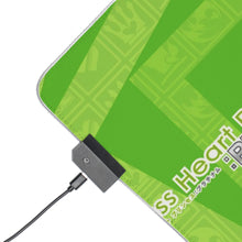 Load image into Gallery viewer, Glass Heart Princess RGB LED Mouse Pad (Desk Mat)