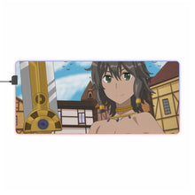 Load image into Gallery viewer, Tiona Hiryute, Dungeon ni Deai! RGB LED Mouse Pad (Desk Mat)