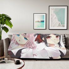 Load image into Gallery viewer, Kaguya and Chika Sherpa Blanket