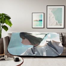 Load image into Gallery viewer, Anime Spirited Away Sherpa Blanket