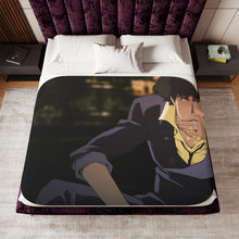 Load image into Gallery viewer, Anime Cowboy Bebop Sherpa Blanket
