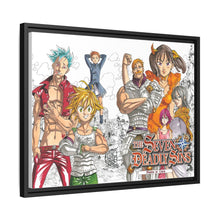 Load image into Gallery viewer, The Sins are all here Canvas Framed Art Print