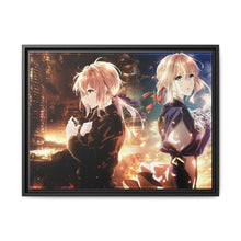 Load image into Gallery viewer, Evergarden Violet Canvas Framed Art Print