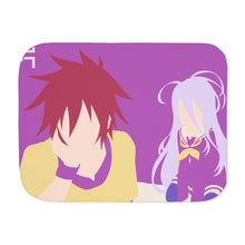 Load image into Gallery viewer, Sora and Shiro Sherpa Blanket
