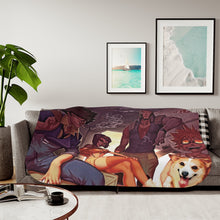 Load image into Gallery viewer, Anime Cowboy Bebop Sherpa Blanket