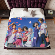 Load image into Gallery viewer, Anohana Sherpa Blanket