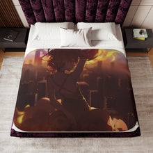 Load image into Gallery viewer, Anime Neon Genesis Evangelion Sherpa Blanket