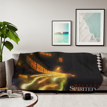 Load image into Gallery viewer, Anime Spirited Awayr Sherpa Blanket