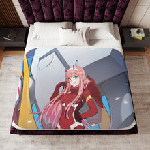 Load image into Gallery viewer, Anime Darling in the FranXX Sherpa Blanket