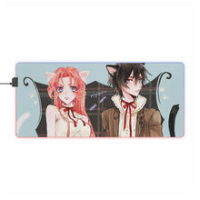 Load image into Gallery viewer, Code Geass Lelouch Lamperouge, Euphemia Li Britannia RGB LED Mouse Pad (Desk Mat)
