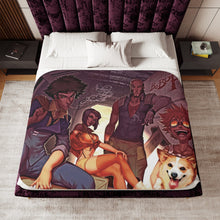 Load image into Gallery viewer, Anime Cowboy Bebop Sherpa Blanket