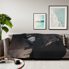 Load image into Gallery viewer, Anime Chainsaw Man Sherpa Blanket