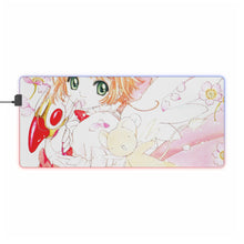 Load image into Gallery viewer, Cardcaptor Sakura Sakura Kinomoto, Keroberos RGB LED Mouse Pad (Desk Mat)