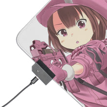 Load image into Gallery viewer, Sword Art Online Alternative: Gun Gale Online RGB LED Mouse Pad (Desk Mat)