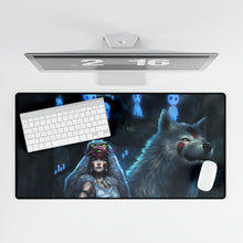 Load image into Gallery viewer, Anime Princess Mononoke Mouse Pad (Desk Mat)