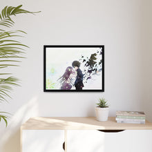 Load image into Gallery viewer, Eru Chitanda And Hōtarō Oreki Canvas Framed Art Print