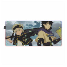 Load image into Gallery viewer, Black Clover Asta, Yuno RGB LED Mouse Pad (Desk Mat)