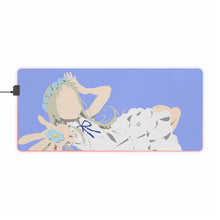 Load image into Gallery viewer, Menma / Honma Meiko from Anohana Minimalist RGB LED Mouse Pad (Desk Mat)