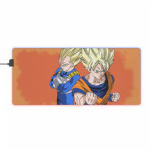 Load image into Gallery viewer, Goku - Vegeta Duo RGB LED Mouse Pad (Desk Mat)