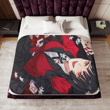 Load image into Gallery viewer, Anime Kakegurui Sherpa Blanket