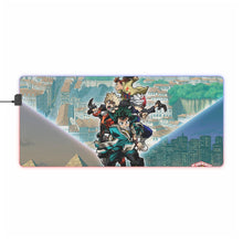 Load image into Gallery viewer, My Hero Academia Izuku Midoriya, Katsuki Bakugou RGB LED Mouse Pad (Desk Mat)
