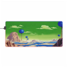 Load image into Gallery viewer, Planet Namek RGB LED Mouse Pad (Desk Mat)
