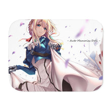 Load image into Gallery viewer, Anime Violet Evergarden Sherpa Blanket